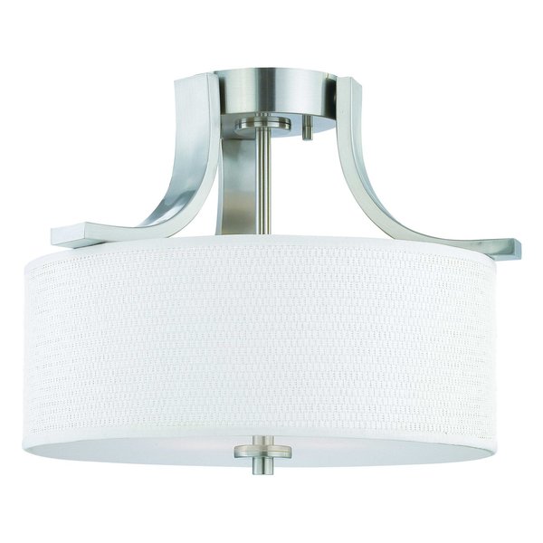 Elk Home Pendenza 15.25'' Wide 2-Light Flush Mount - Brushed Nickel SL860978